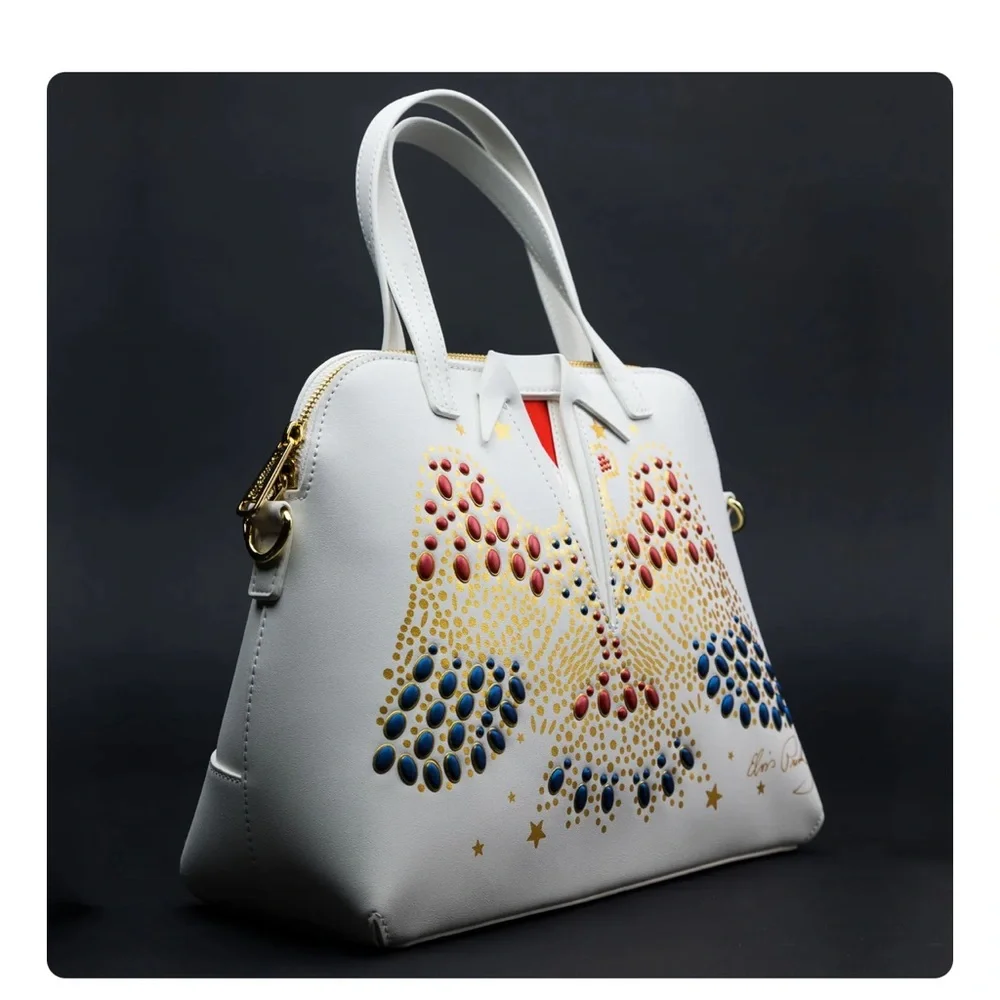 Loungefly Elvis Presley Aloha Jumpsuit Cosplay Crossbody Bag